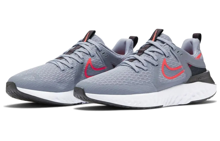 Lookbook 耐克传奇React 2 ‘玄色薄雾激光绯红’ AT1368-402