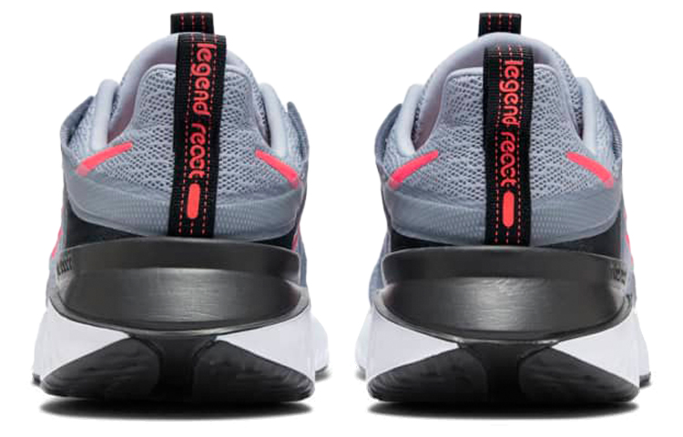 Details for Nike Legend React 2 ''Obsidian Mist Laser Crimson'' Herren/Damen Sneakers AT1368-402