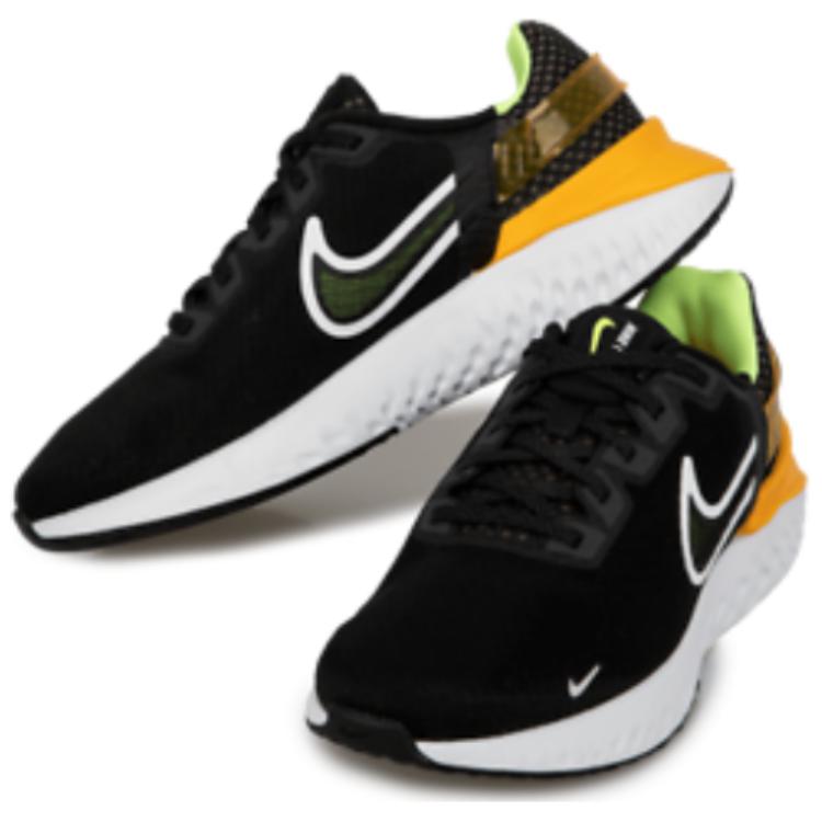 Lookbook 耐吉 Legend React 3 低筒 跑步鞋 男款 黑白橙