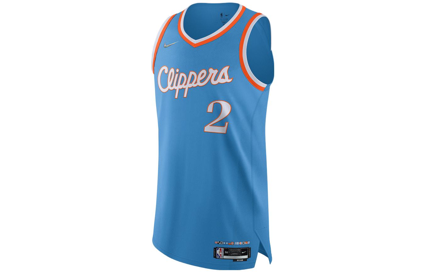 Nike Leonard 2 Los Angeles Clippers City Edition Basketball Jersey Blue Male. DB3634-462