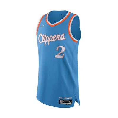 Nike Leonard 2 Los Angeles Clippers City Edition Basketball Jersey Blue Male. DB3634-462