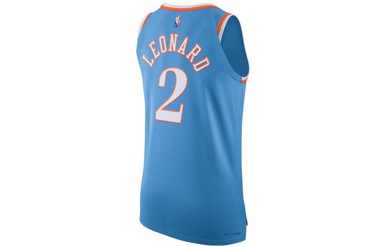 Nike Leonard 2 Los Angeles Clippers City Edition Basketball Jersey Blue Male. DB3634-462 圖 3