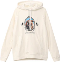 Nike Letter Graphic Print Hoodie Off-White Long Sleeve FB7124-027 Nike Letter Graphic Print Hoodie Off-White Long Sleeve FB7124-027