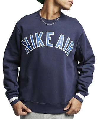 Nike 字母Logo海軍藍圓領套頭衫運動休閒長袖衫 AR1823-451 Buy Nike 字母Logo海軍藍圓領套頭衫運動休閒長袖衫 AR1823-451