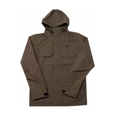 Nike Letter Logo Print Jacket Brown Jacket DD6872-004