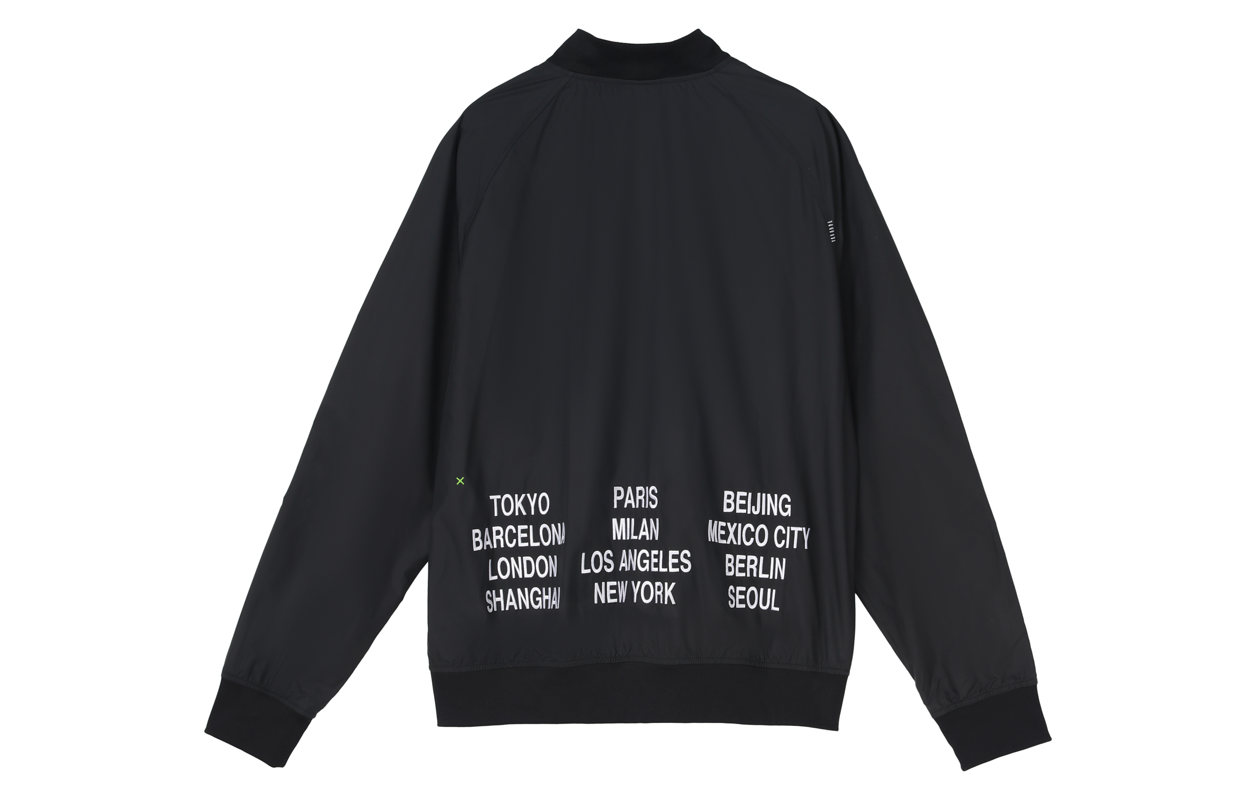 Lookbook Nike Letter Logo Printed Woven Casual Jacket Black DA0648-010