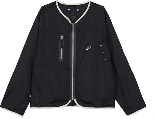 Nike 字母圖案拉鏈V領外套 黑色 DX0336-010 Buy Nike 字母圖案拉鏈V領外套 黑色 DX0336-010