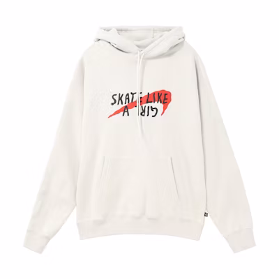 Nike Letter Print Hoodie Pullover Sweatshirt Unisex Light Bone Color DQ7305-072