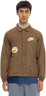 耐克字母印花翻领休闲夹克 - 驼色 FZ5737-281 Details for 耐克字母印花翻领休闲夹克 - 驼色 FZ5737-281