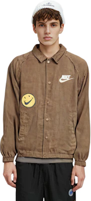 耐克字母印花翻领休闲夹克 - 驼色 FZ5737-281 Sizing 耐克字母印花翻领休闲夹克 - 驼色 FZ5737-281