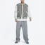 Shop Nike Letter Print Woven Jacket Gray Casual Sportswear FZ6372-029