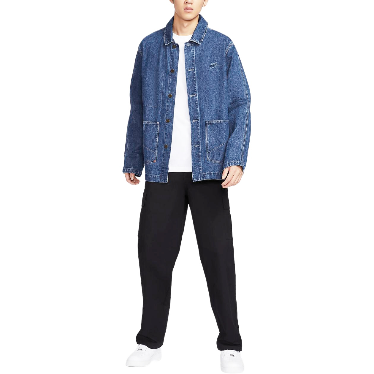 Details for 나이키 라이프 블루 데님 긴팔 재킷 HQ1469-441