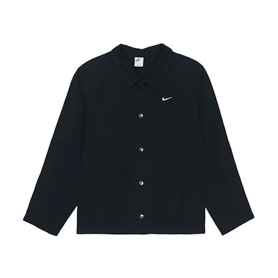 Nike Life Solid Pocket Polo Shirt Jacket Black DQ5185-010