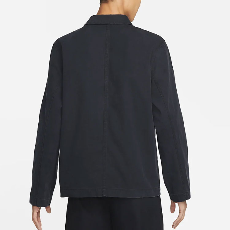 Purchase 나이키 라이프 솔리드 포켓 폴로 셔츠 재킷 블랙 DQ5185-010