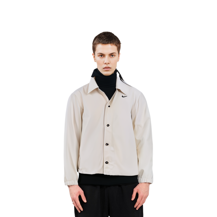 Details for 耐克生活款白色纯色口袋马球风夹克衬衫 DQ5185-030