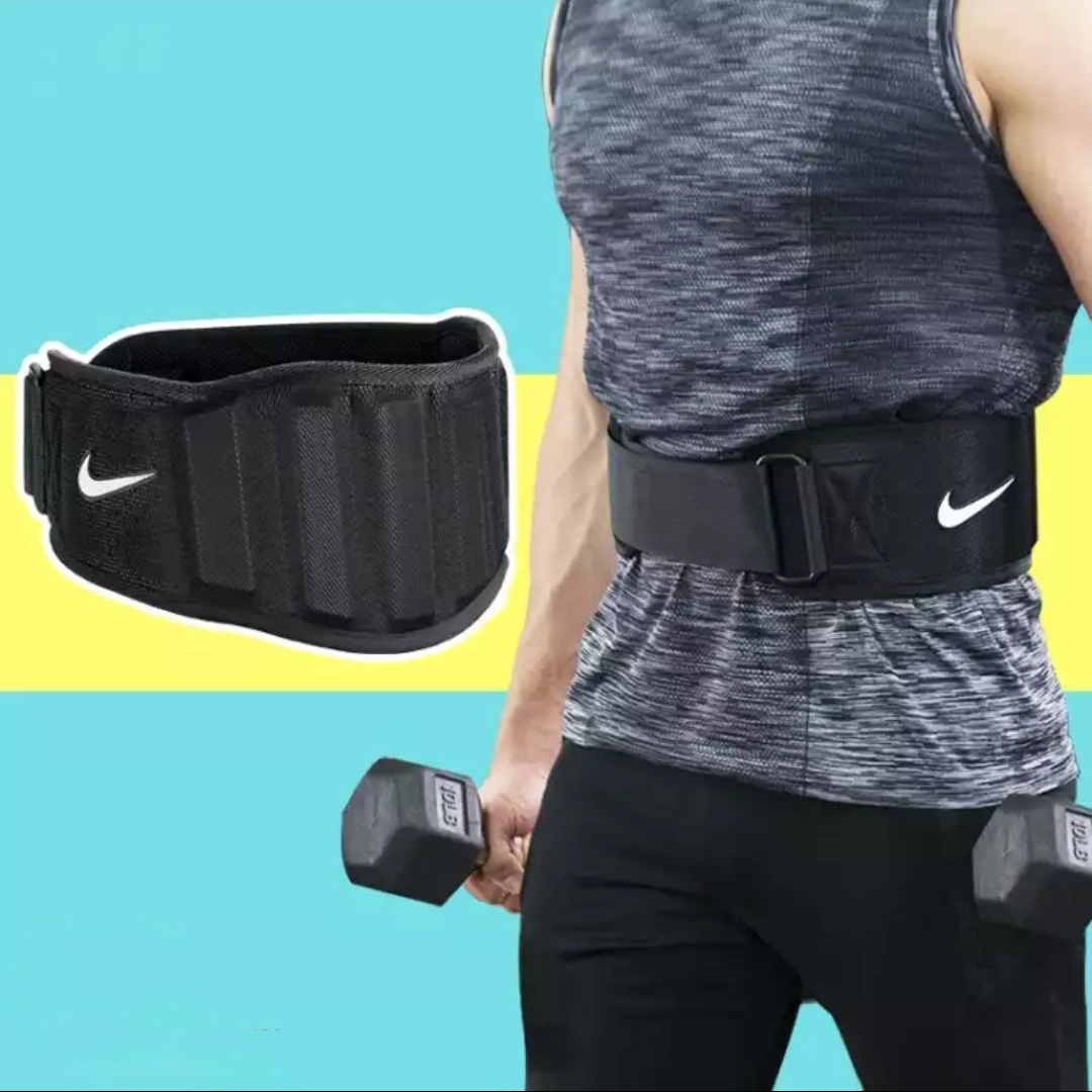 Details for Nike 輕量透氣黑色護腰帶 男女適用 聚酯橡膠支撐 N0000008091