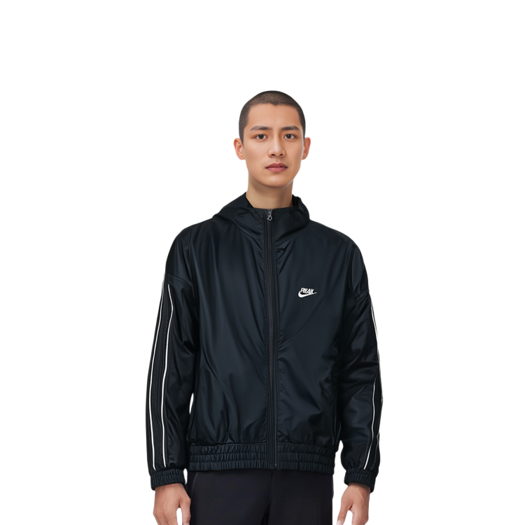 Sizing Nike Lightweight Retro Track Jacket Black Woven Casual Sportswear DA5670-010