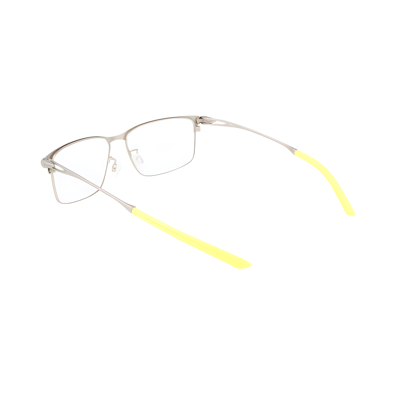 Sizing Nike Lightweight Titanium Optical Glasses Square Frame Silver - 6047LB069