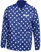 Nike Lightweight Windproof Breathable Polka Dot Jacket - Blue CQ8924-480 Nike Lightweight Windproof Breathable Polka Dot Jacket - Blue CQ8924-480