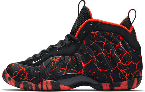 Nike Little Posite One 'Black Red' 644700-010