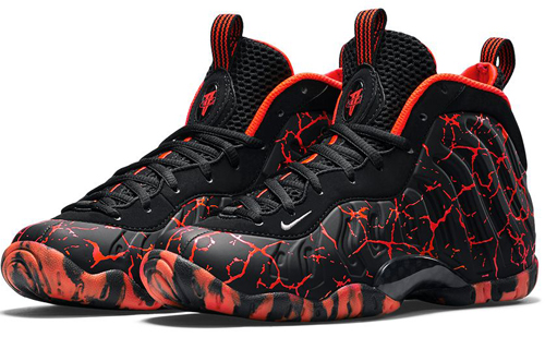 Order Nike Foamposite One 爆裂紋 黑紅噴 低幫 復古籃球鞋 男女同款 黑紅
