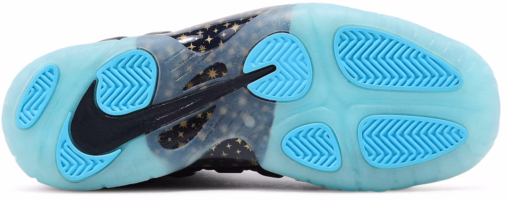 Grade School Nike Little Posite One Gold Stars CZ6547 400