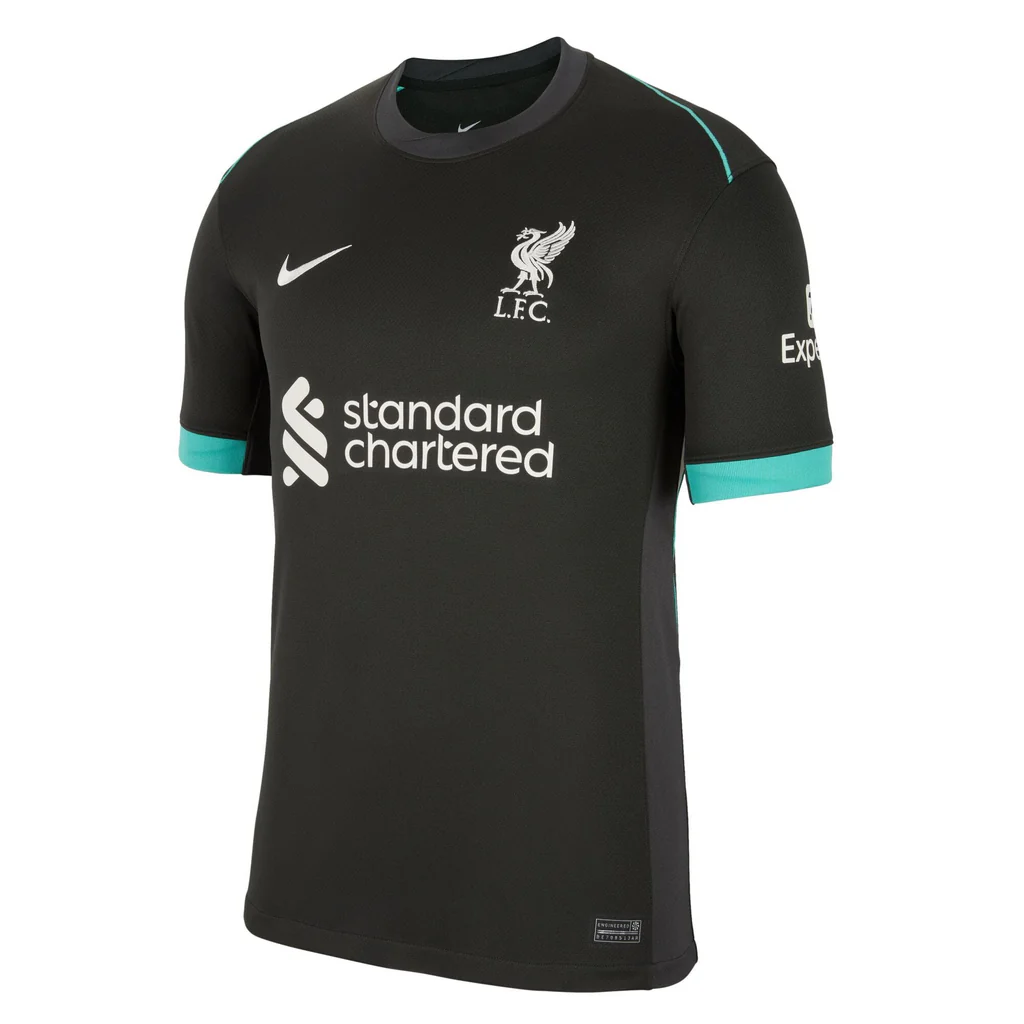 Nike Liverpool 2023/24 Away Jersey Fan Version Black/Anthracite/Aqua/White FN8780-322