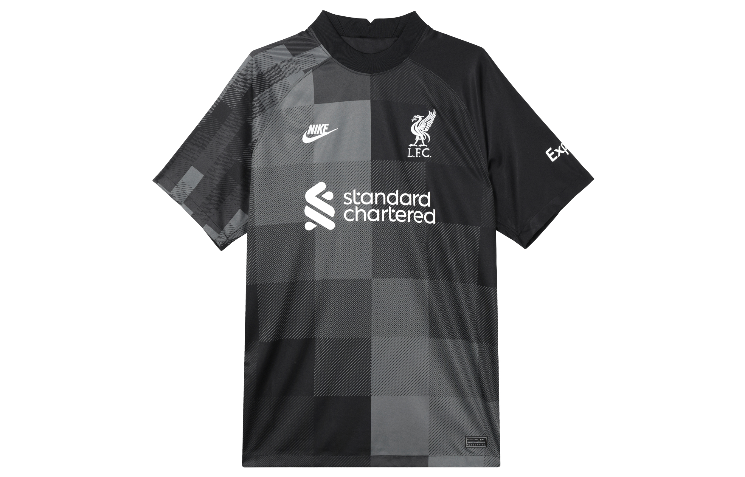 Nike Liverpool 21/22 Fan Jersey Retro Football Shirt Black/Grey DB2559-011