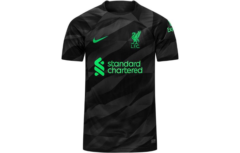 Nike Liverpool 23/24 Home Goalkeeper Jersey Short Sleeve Black (). DX2691-061