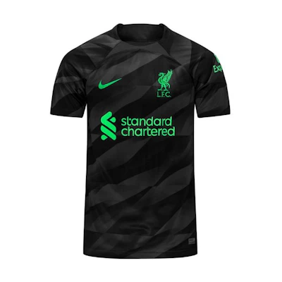 Nike Liverpool 23/24 Home Goalkeeper Jersey Short Sleeve Black (). DX2691-061