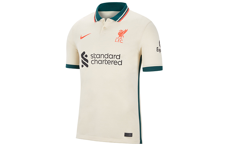 Nike Liverpool Away Retro Soccer Jersey Ivory White ( Fan Edition) DB2558-111