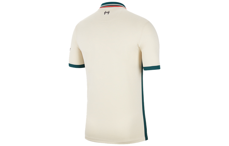 Lookbook 나이키 리버풀 어웨이 레트로 축구 유니폼 아이보리 화이트 (팬 에디션) DB2558-111