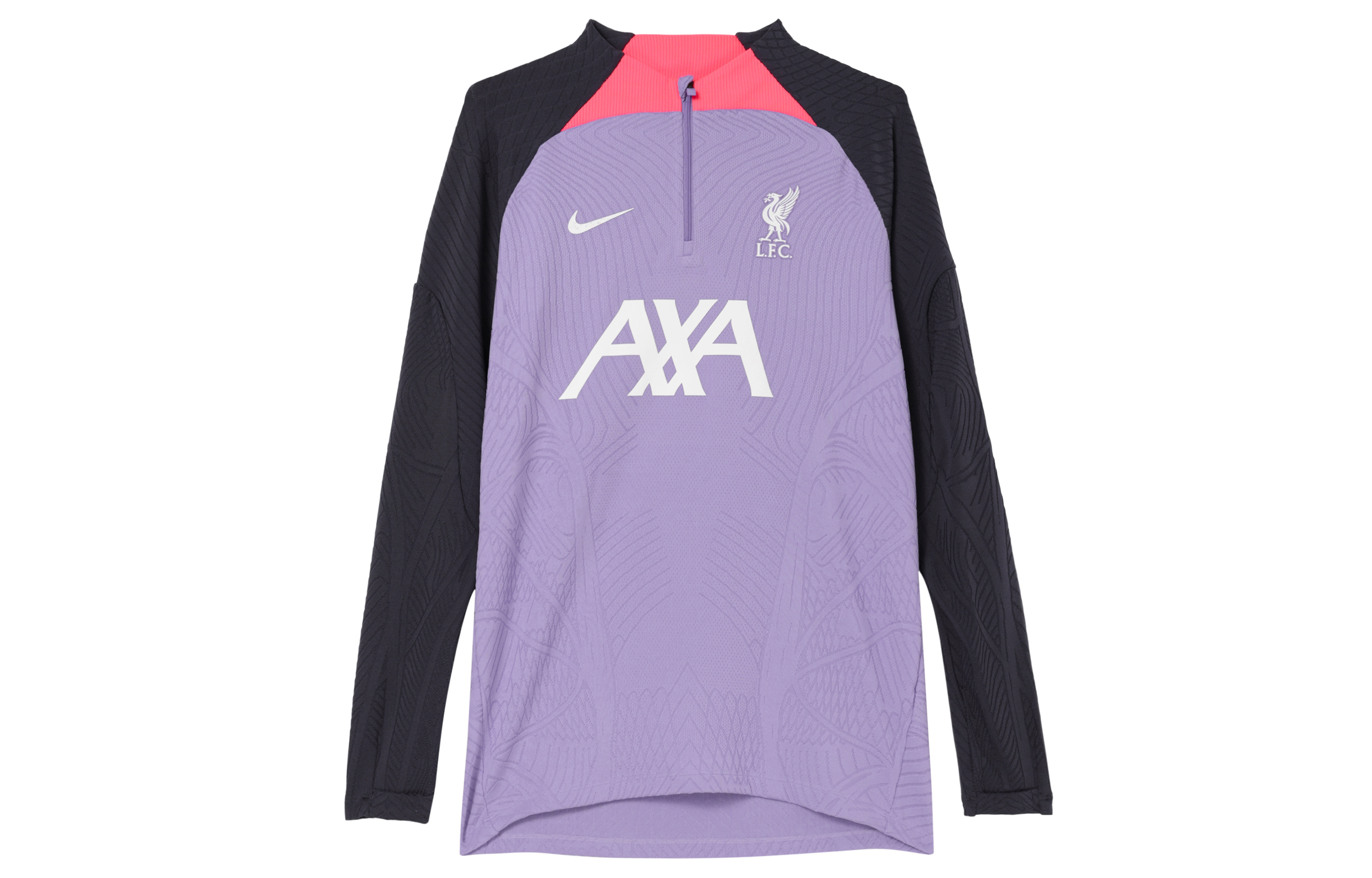 Nike Liverpool F.C. Strike Elite Space Purple Long Sleeve Soccer Jersey Men. DZ0694-568