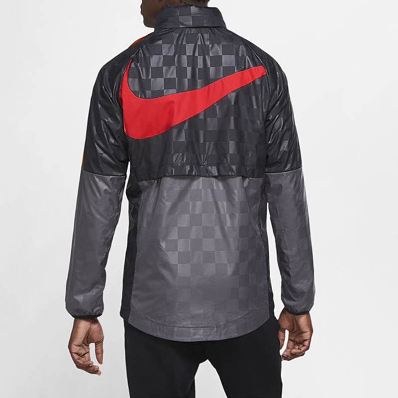 Nike Liverpool F C AWF Black Checkered Zip-up Hooded Jacket CZ3346-012 圖 5