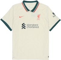 Nike Liverpool FC Away Jersey 21/22 Player Edition Gray Soccer Shirt. DB2532-239 Nike Liverpool FC Away Jersey 21/22 Player Edition Gray Soccer Shirt. DB2532-239