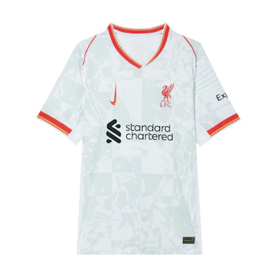 Nike Liverpool FC Dri-FIT ADV Retro V-Neck Soccer Jersey White/Platinum/Black/Red FQ2013-101
