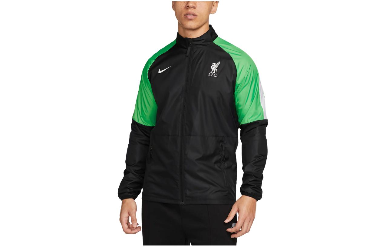 Nike Liverpool FC Repel Academy AWF Logo Print Retro Track Jacket Black DV4716-010 圖 2