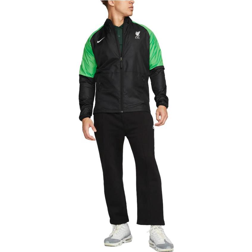 Nike Liverpool FC Repel Academy AWF Logo Print Retro Track Jacket Black DV4716-010 圖 4