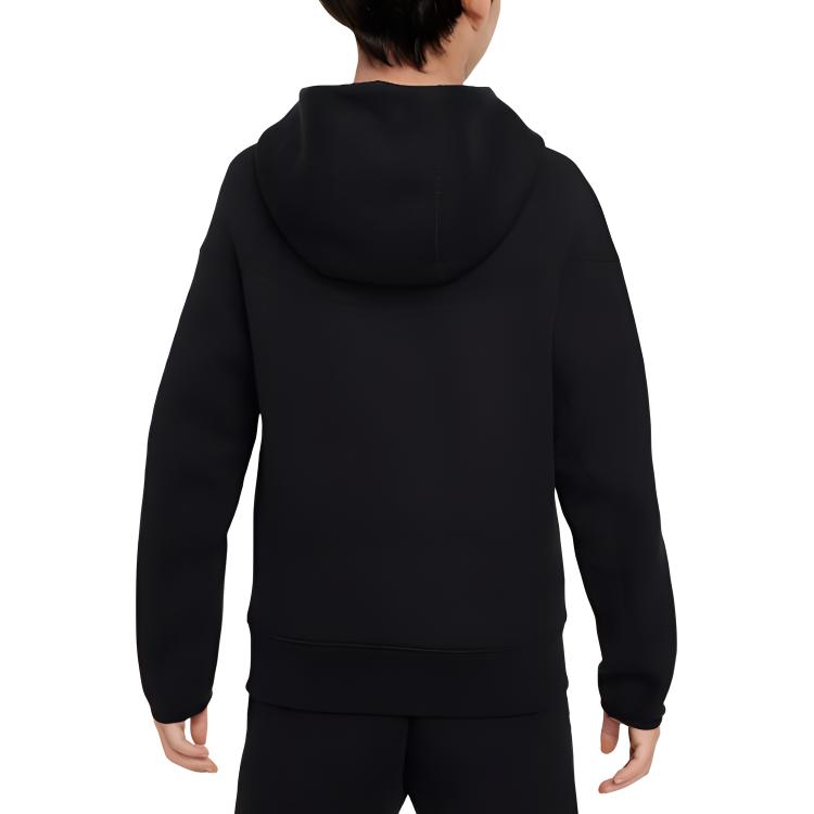 Nike Liverpool FC Tech Fleece Lightweight Hoodie Black Youth FN8502-010 圖 3