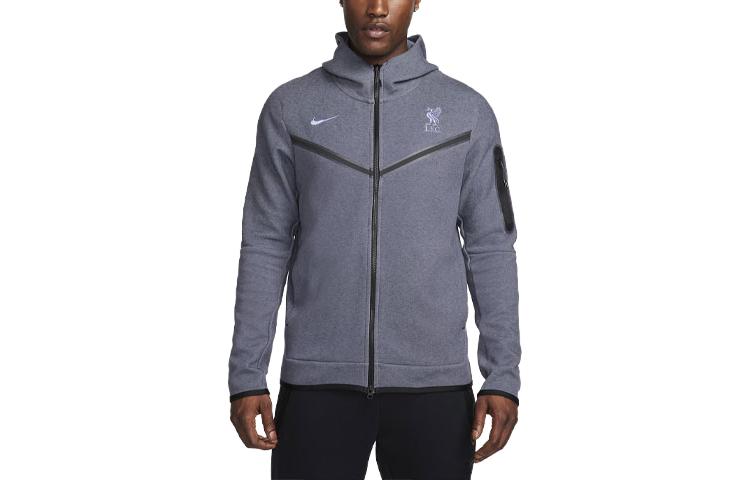 Order Nike Liverpool FC Tech Fleece Windrunner Hoodie Ungu Space Jumper Sepak Bola FQ8015-015