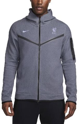 Nike Liverpool FC Tech Fleece Windrunner Hoodie Ungu Space Jumper Sepak Bola FQ8015-015 Order Nike Liverpool FC Tech Fleece Windrunner Hoodie Ungu Space Jumper Sepak Bola FQ8015-015
