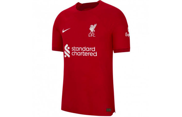Nike Liverpool Home Player Version Jersey 2022/23  Deep Red Retro Football Tee. DJ7647-609