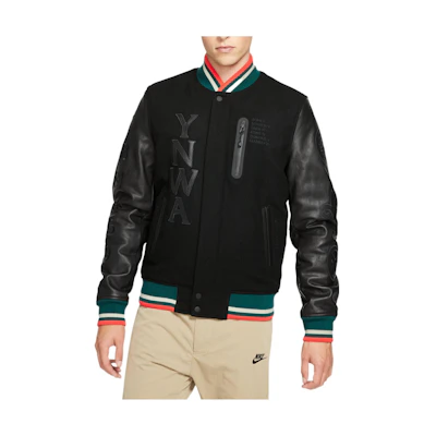Nike Liverpool Letter Logo Print Zipper Jacket Black DD9713-010