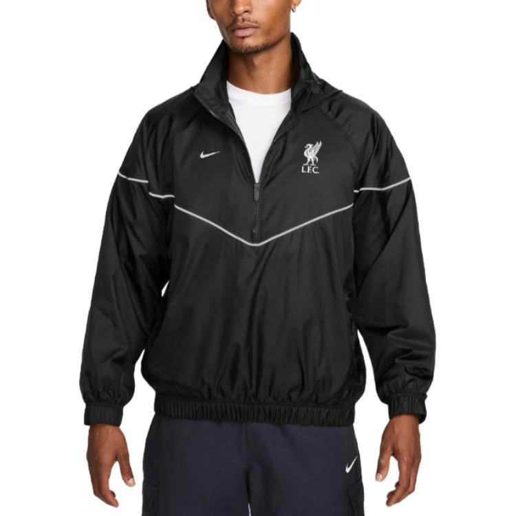 Nike Liverpool Windrunner Loose-Fit Water-Resistant Jacket Night Forrest FZ8680-321
