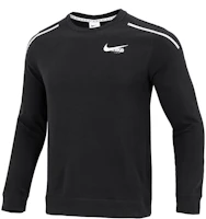 Nike Logo Black Long-Sleeve Crewneck Sweatshirt DQ4793-010 Nike Logo Black Long-Sleeve Crewneck Sweatshirt DQ4793-010