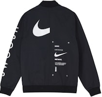 Nike Logo Black Woven Jacket Spring Casual Sportswear Gift DJ5368-010 Nike Logo Black Woven Jacket Spring Casual Sportswear Gift DJ5368-010