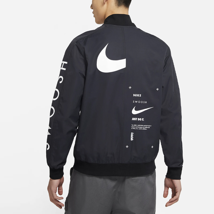 Purchase Nike Logo 黑色織布外套 春季休閒運動外套 禮物 선택 DJ5368-010