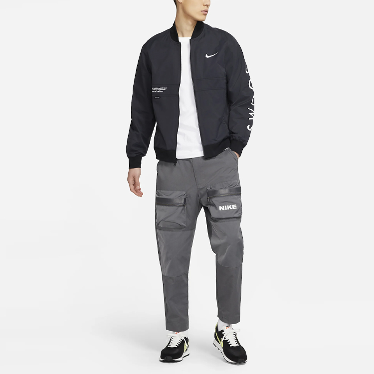 Details for Nike Logo 黑色織布外套 春季休閒運動外套 禮物 선택 DJ5368-010