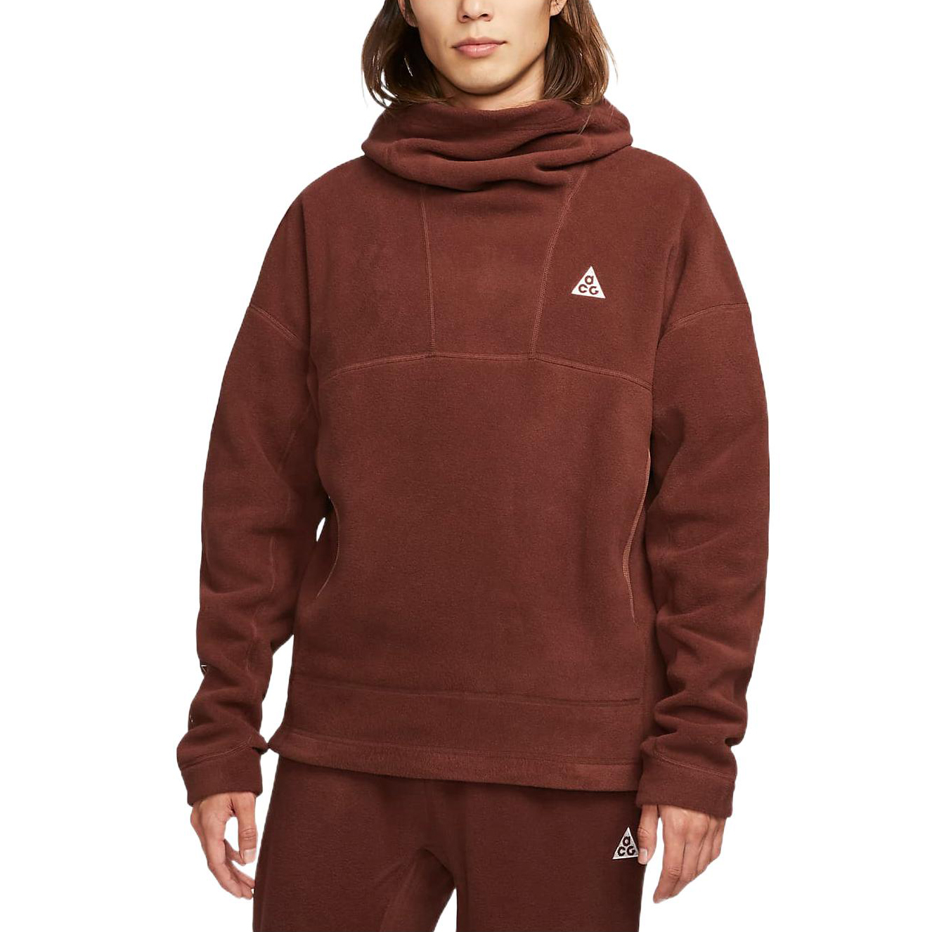 Nike Logo Brown Pullover Long Sleeve Streetwear Sweatshirt for Men DQ5780-217 圖 4