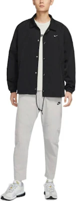 나이키 로고 버튼업 폴로 재킷 블랙 봄 컬렉션 DQ5006-010 Shop 나이키 로고 버튼업 폴로 재킷 블랙 봄 컬렉션 DQ5006-010